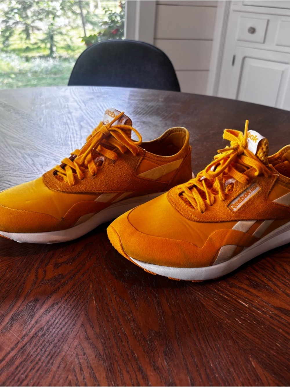 Reebok DMX Foam Sneakers women 8.5 Yellow Gold Running  Casual Lightweight - Picture 4 of 11